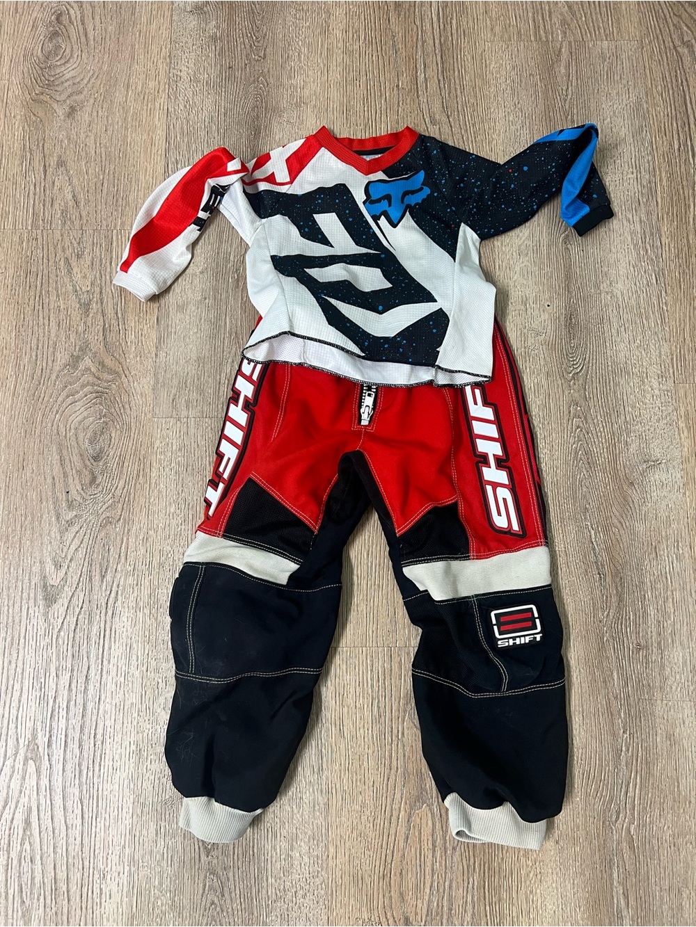 Fox Kids m Motocross Dirtbike Jersey Size 24 shift pants
